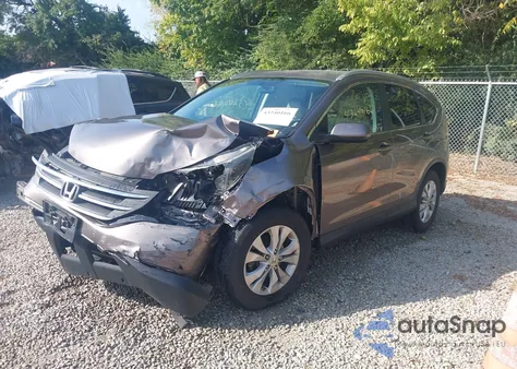 2013 Honda Cr-V Ex-L from USA, damaged, VIN 5J6RM4H79DL067845